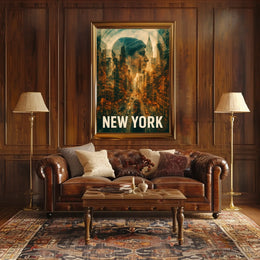 New York Cityscape Poster