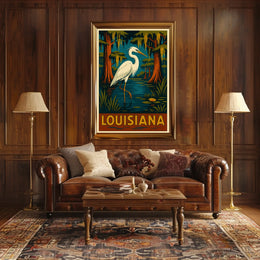 Louisiana Wildlife Poster