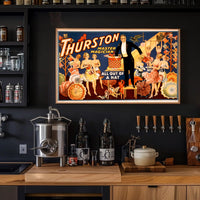 Thurston Master Magician Vintage Magic Show Artistic Poster