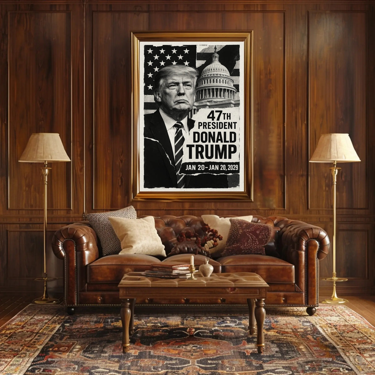 Donald Trump The Resolute Patriot Poster
