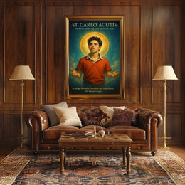 St. Carlo Acutis Patron Saint Of The Poster
