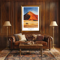 Sossusvlei Sand Dunes Namibia Travel Poster PosterGoat