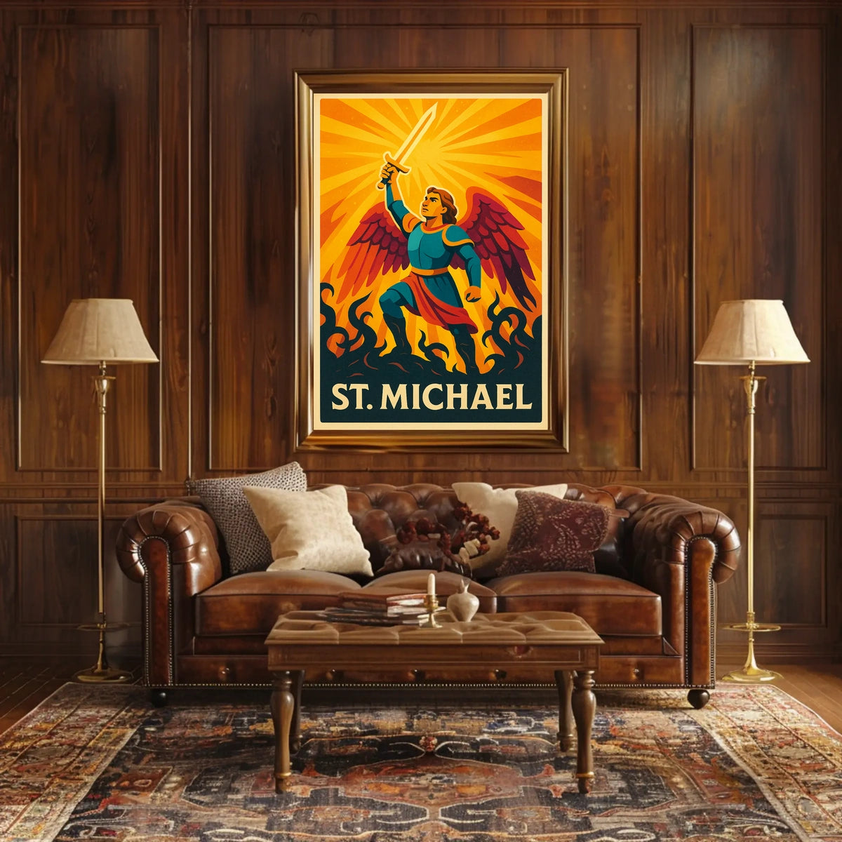 Archangel Michael Sacred Art Poster