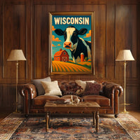Wisconsin Countryside Charm Poster