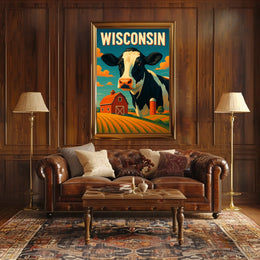 Wisconsin Countryside Charm Poster