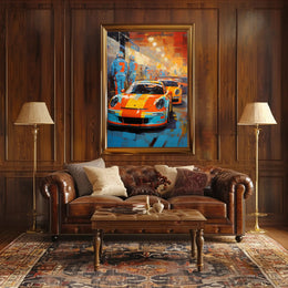 Racing Thrills Poster PosterGoat