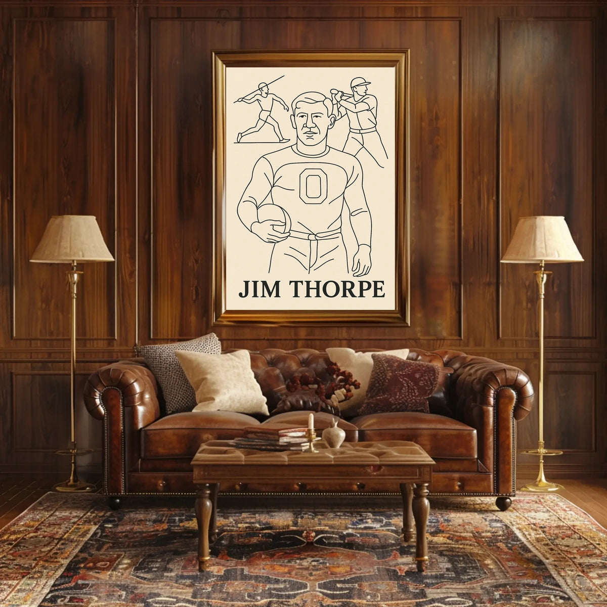 Jim Thorpe Tribute Poster