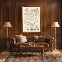 Jim Thorpe Tribute Poster