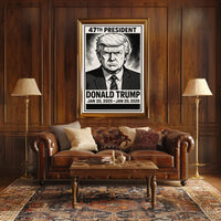 Donald Trump 47th President Poster