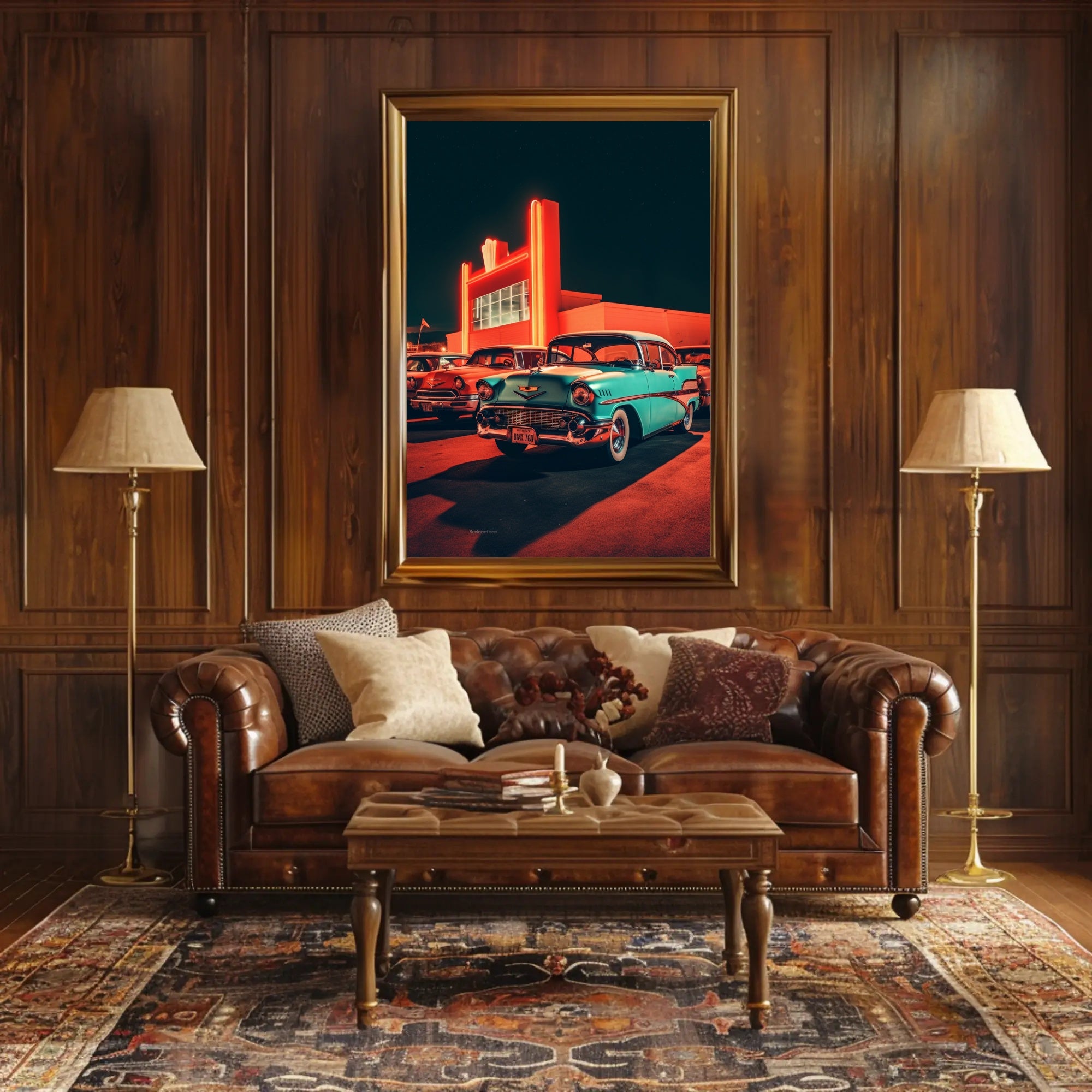 Neon Nostalgia Poster