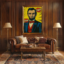 Comic Style President Poster