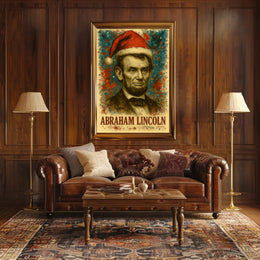 Abraham Lincoln 16th President of the United States Christmas SeriesPoster