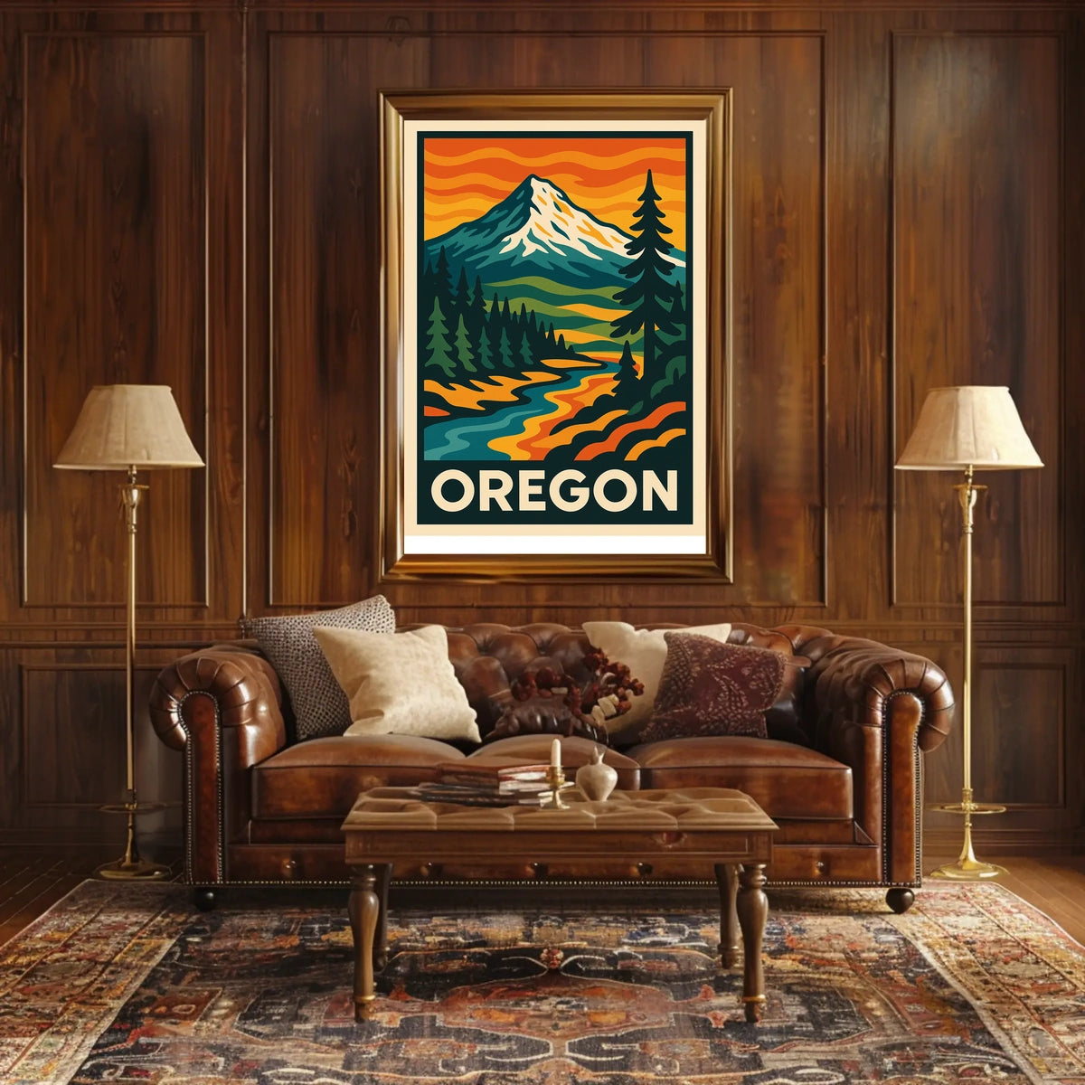 Oregon Landscape Poster