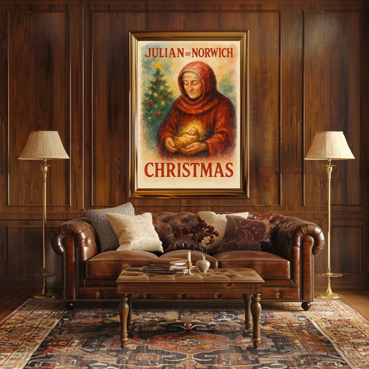 Julian of Norwich Christmas Cultural or Heritage Poster