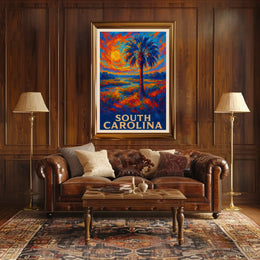 South Carolina Sunset Poster