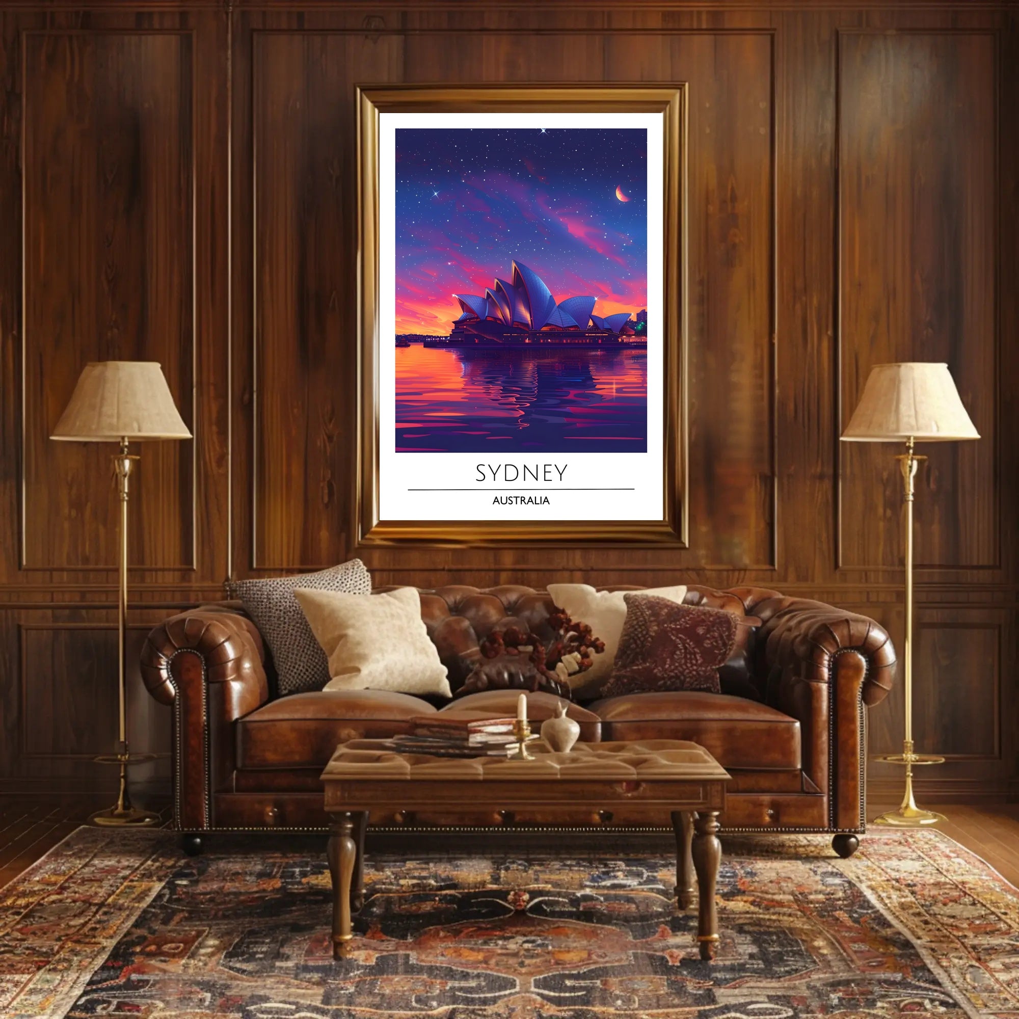 Sydney Opera House Dreamlike Cityscape Urban or Cityscape Poster