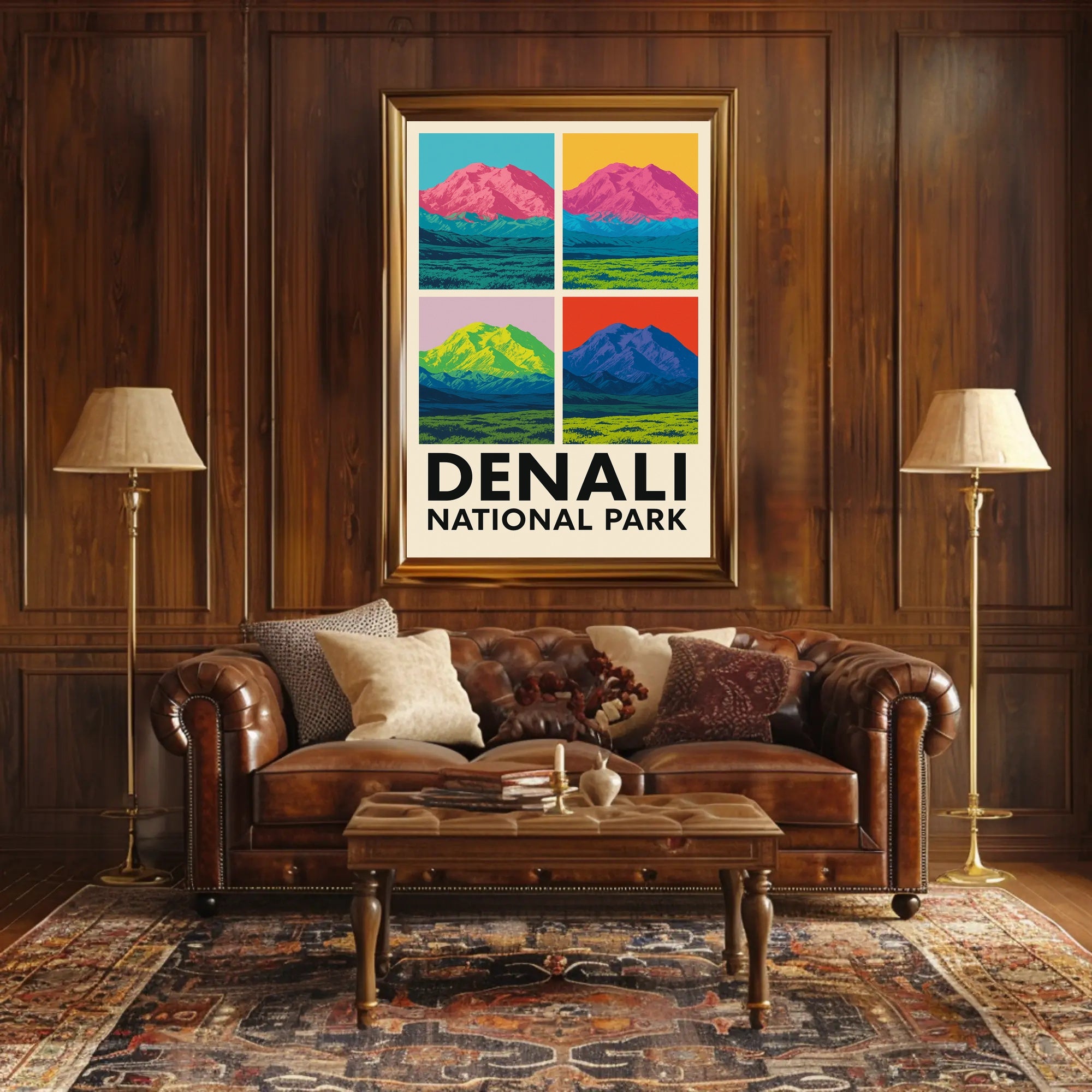 Denali National Park A Pop Art Perspective Poster