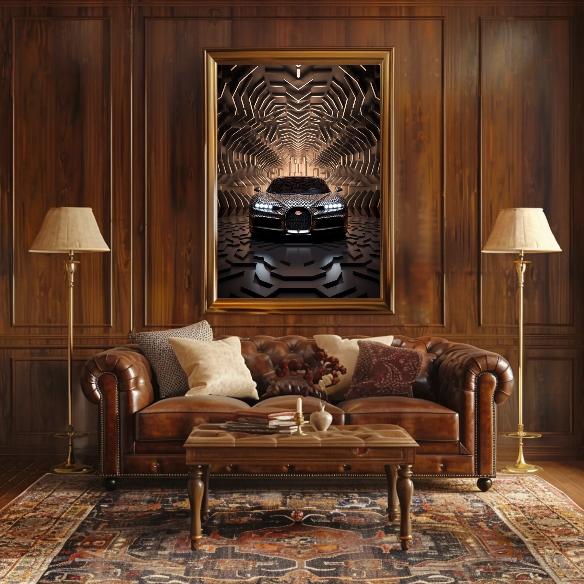 Futuristic Elegance Poster