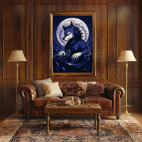 Dj Wolf Under The Moon Poster