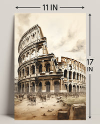 The Colosseum A Timeless Icon Poster