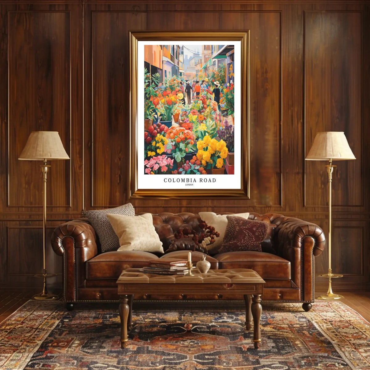Colombia Road London Poster