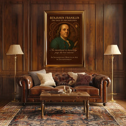 Benjamin Franklin The Sage Of Poster