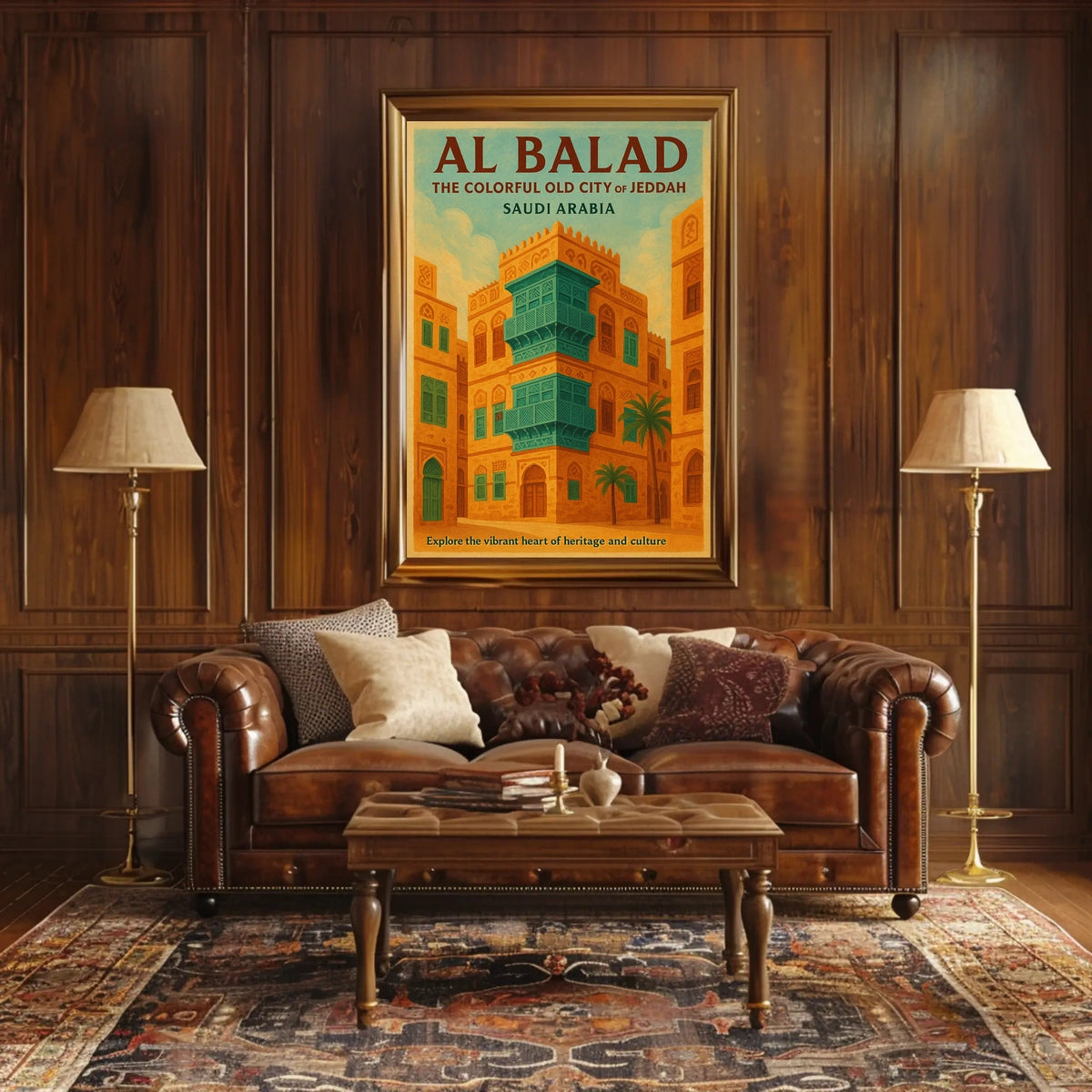 Al Balad The Colorful Old City Of Poster