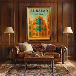 Al Balad The Colorful Old City Of Poster