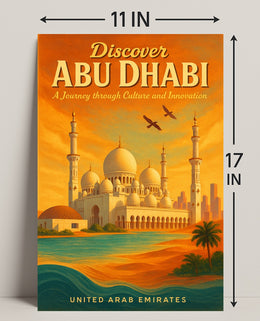 Discover Abu Dhabi Wall Art Print PosterGoat