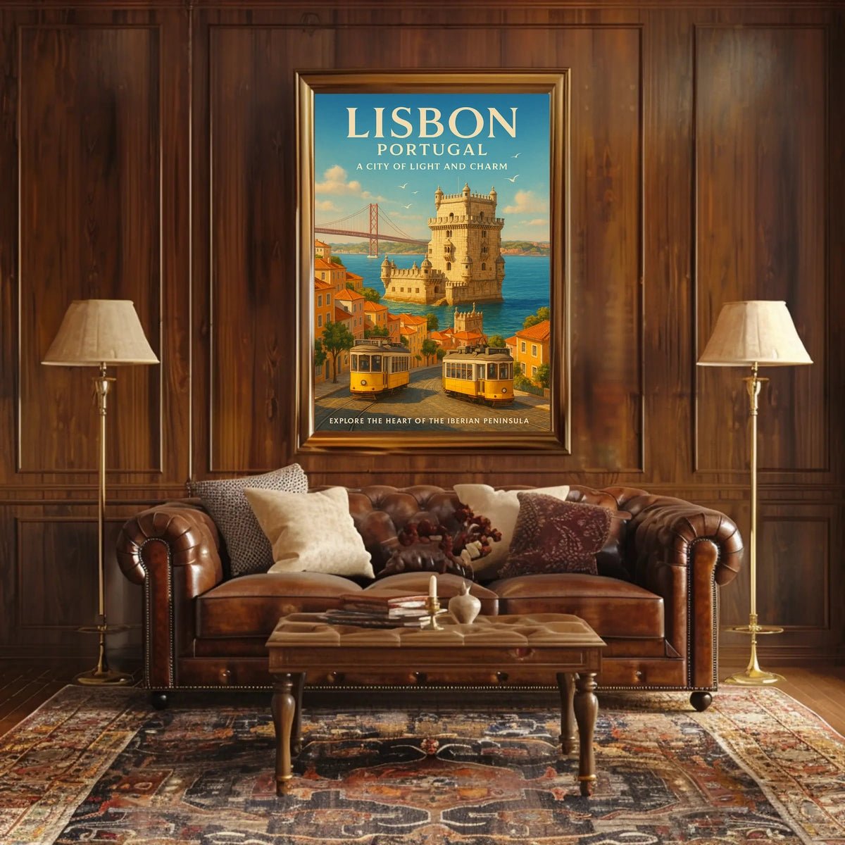 Lisbon, Portugal A City of Light and Charm Poster