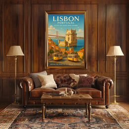 Lisbon, Portugal A City of Light and Charm Poster