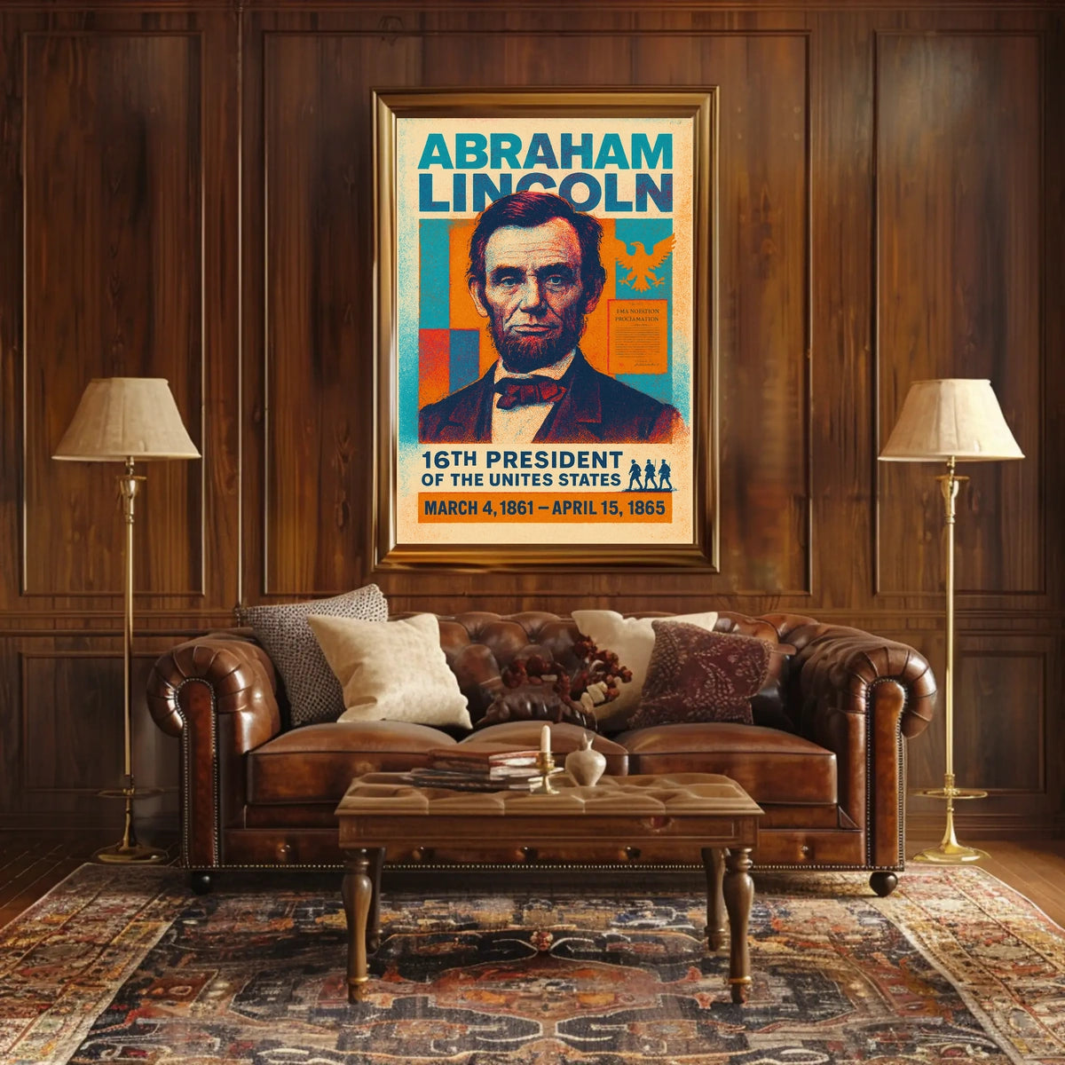 Abraham Lincoln 16Th President Poster