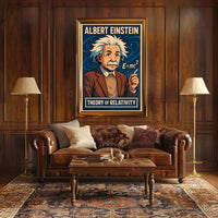 Albert Einstein Theory Of Relativity Poster