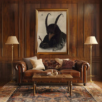 Surreal Anthropomorphic Creature Fantasy Art Poster PosterGoat