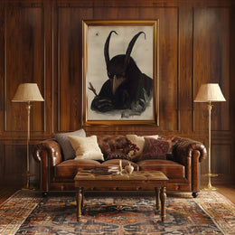 Surreal Anthropomorphic Creature Fantasy Art Poster PosterGoat