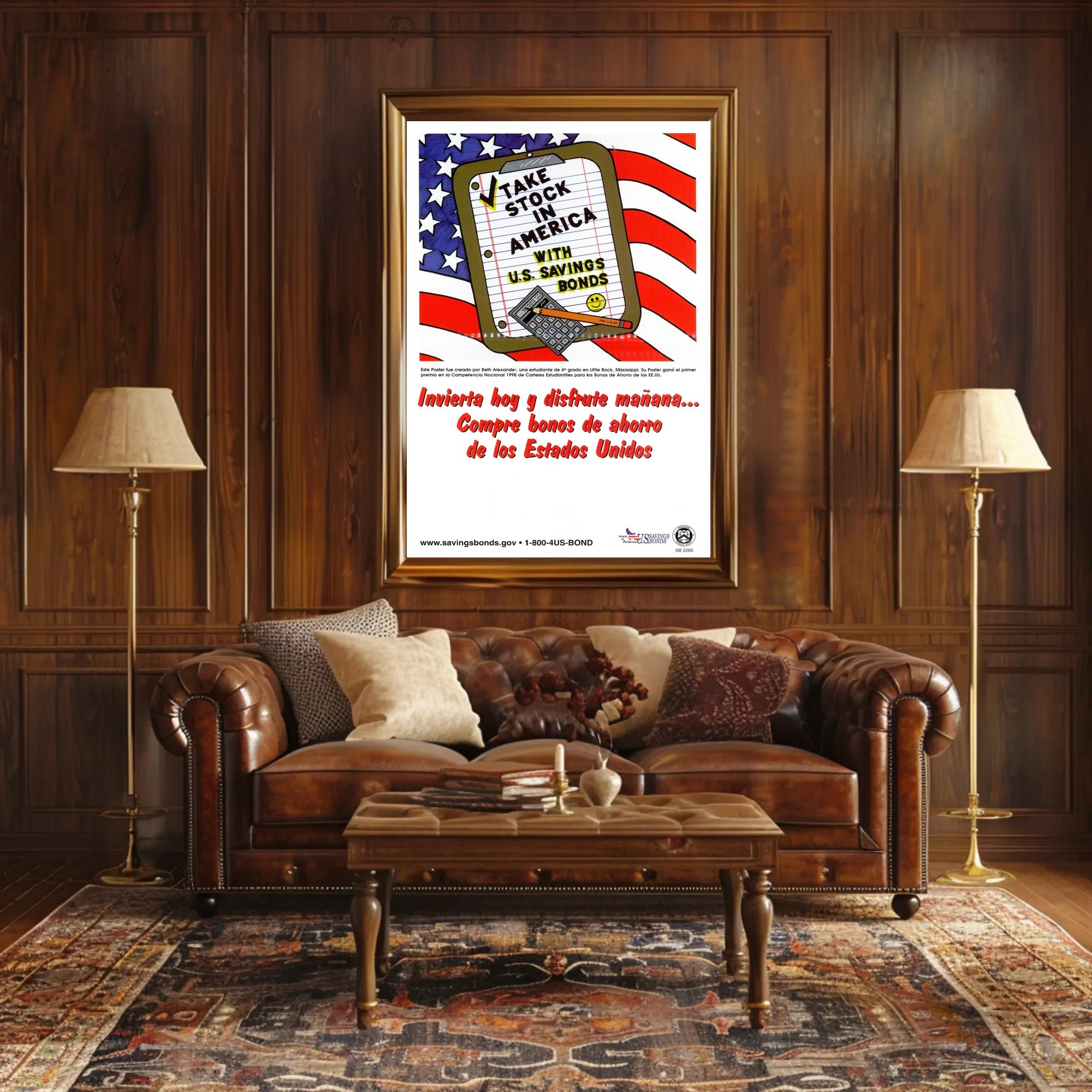 U.S. Savings Bonds Poster by Beth Alexander Poster PosterGoat