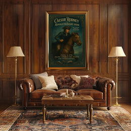 Caesar Rodney A Revolutionary Ride Poster