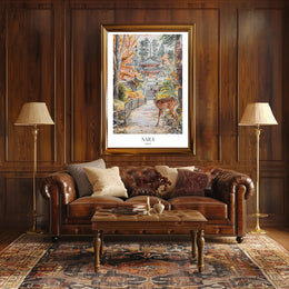 Serene Nara Autumn: Cultural or Heritage Poster PosterGoat