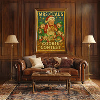 Mrs. Claus Cookie Contest Poster