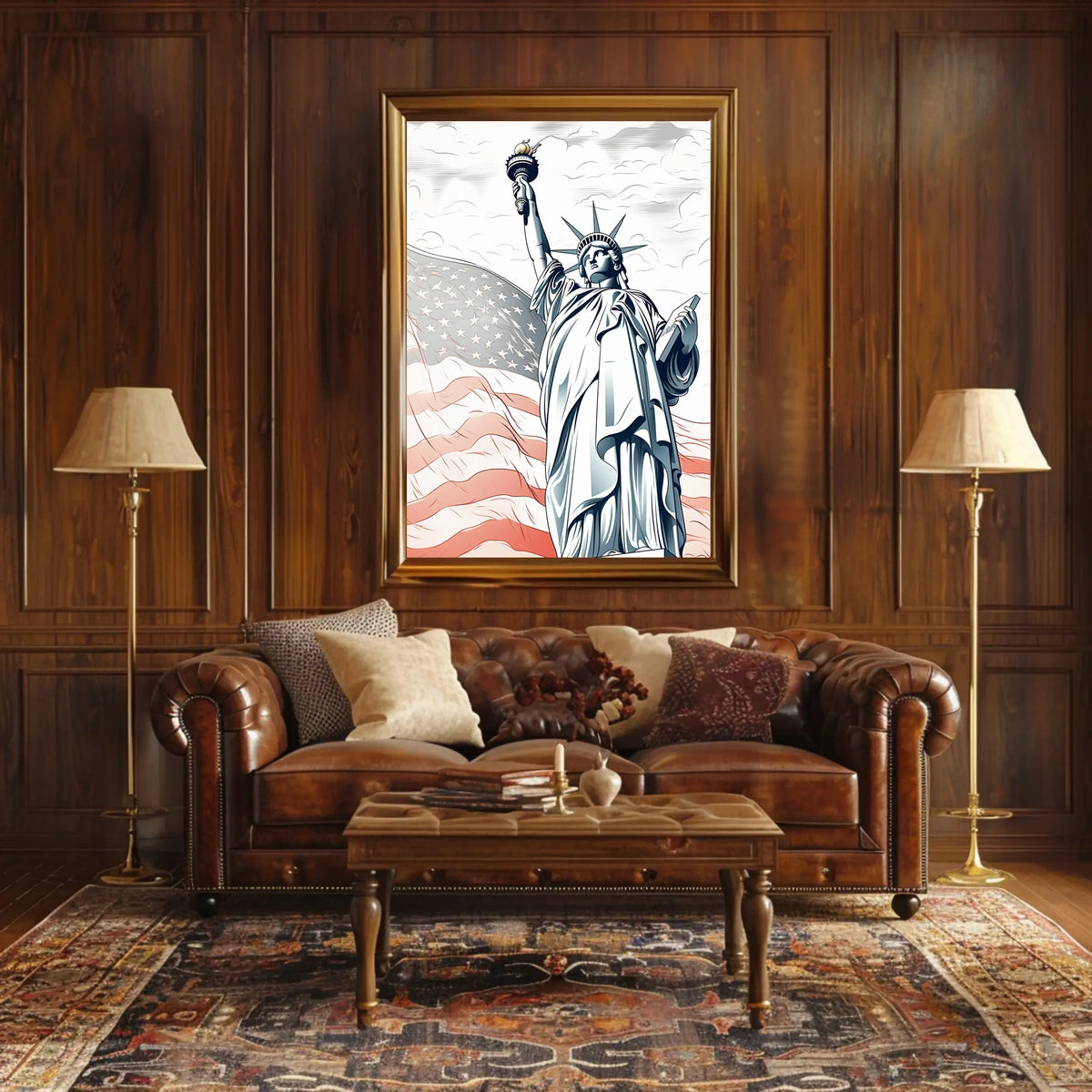 Statue of Liberty Patriotic Freedom Cultural or Heritage Poster