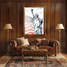 Statue of Liberty Patriotic Freedom Cultural or Heritage Poster