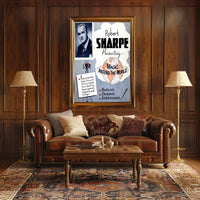 Magic Show Vintage Poster Featuring Robert Sharpe Cultural or Heritage Poster