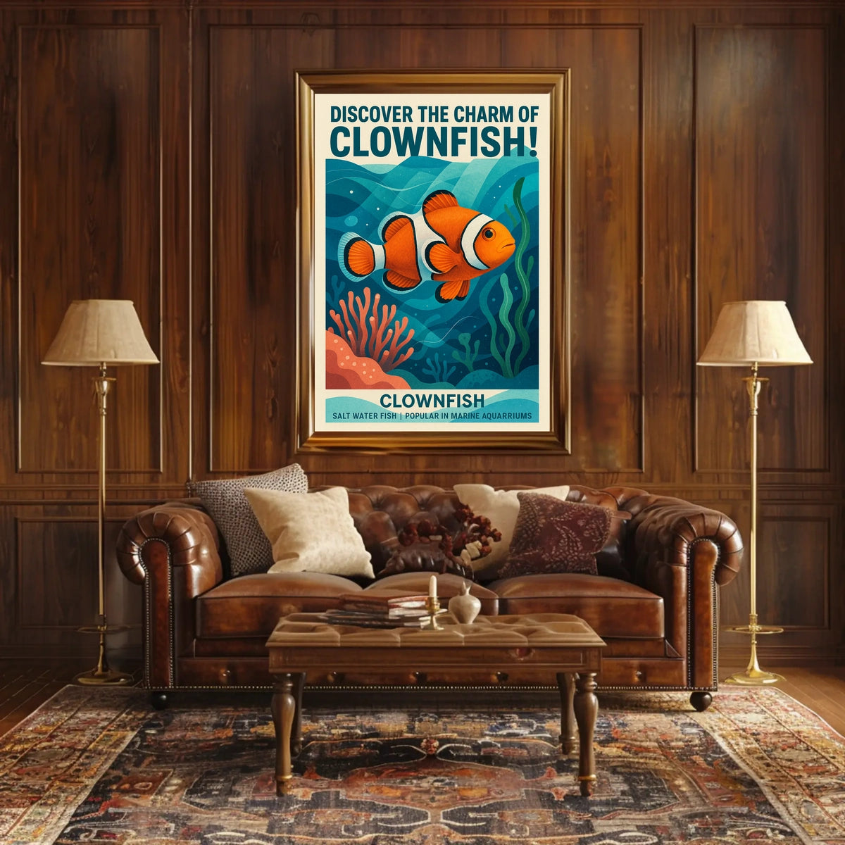Discover the Charm of Clownfish Poster