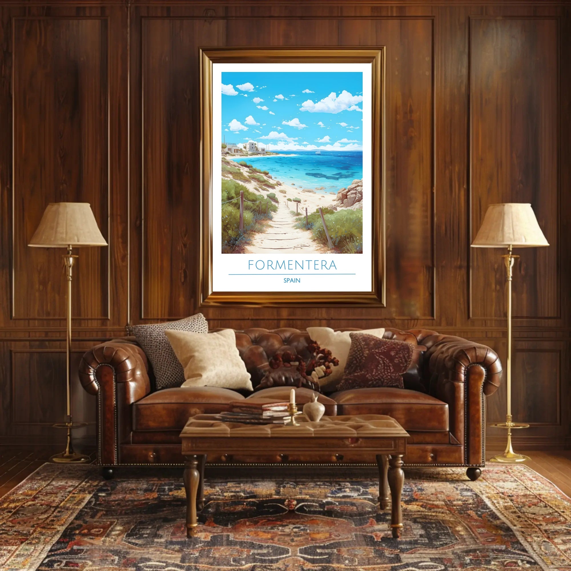 Formentera Serenity Travel Poster