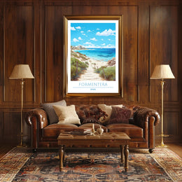 Formentera Serenity Travel Poster