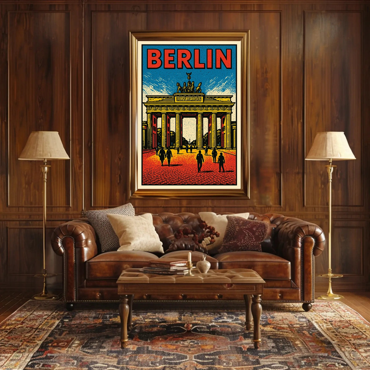Berlin Iconic Landmark Poster