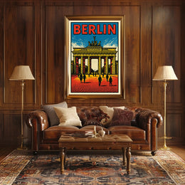 Berlin Iconic Landmark Poster