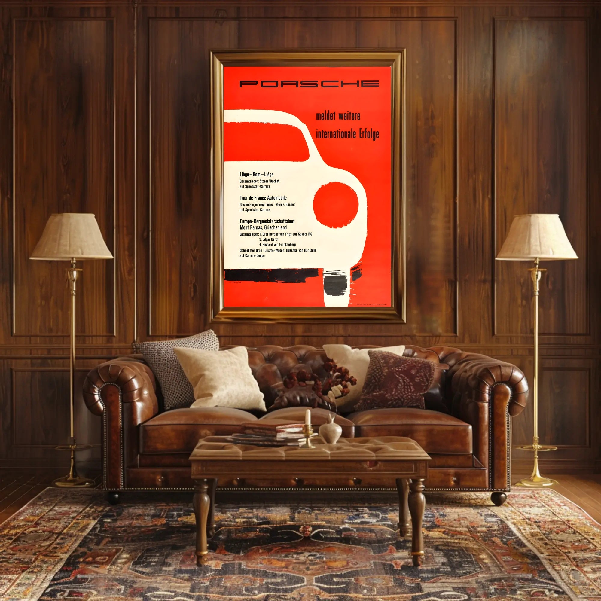 Porsche's International Racing Triumphs Poster