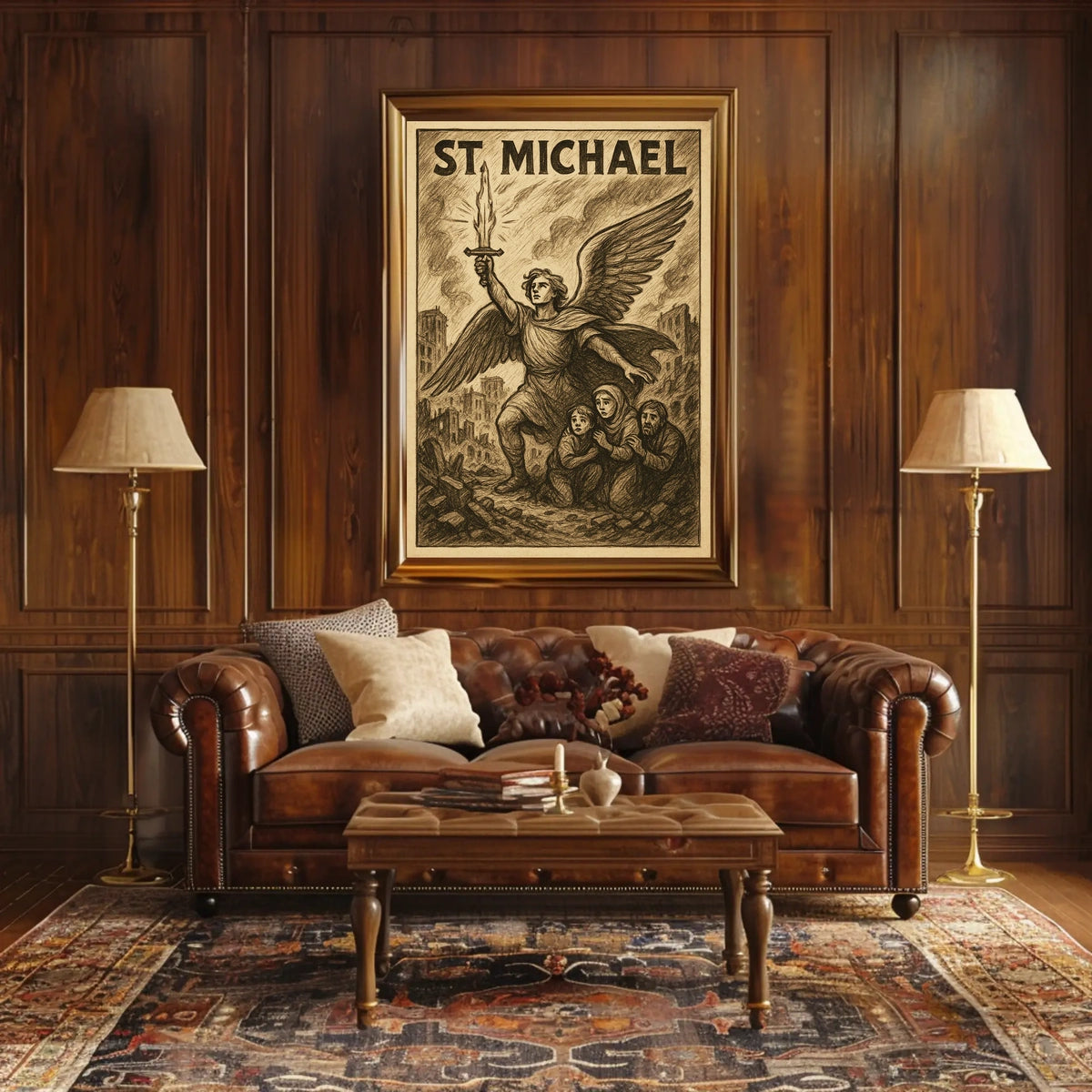 St Michael Protector In Times Of Poster