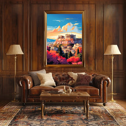 Acropolis of Athens Inspires Cultural or Heritage Poster